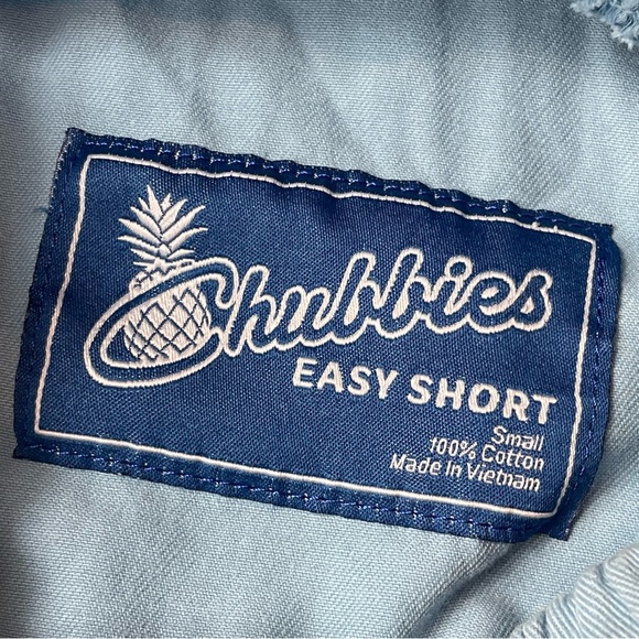 Chubbies Blue Bermuda Shorts Elastic Waist Lightweight - Picture 2 of 6